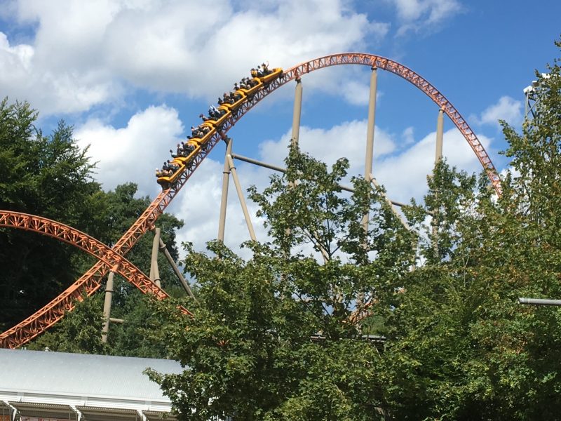 Im Holiday-Park ging es hoch hinaus