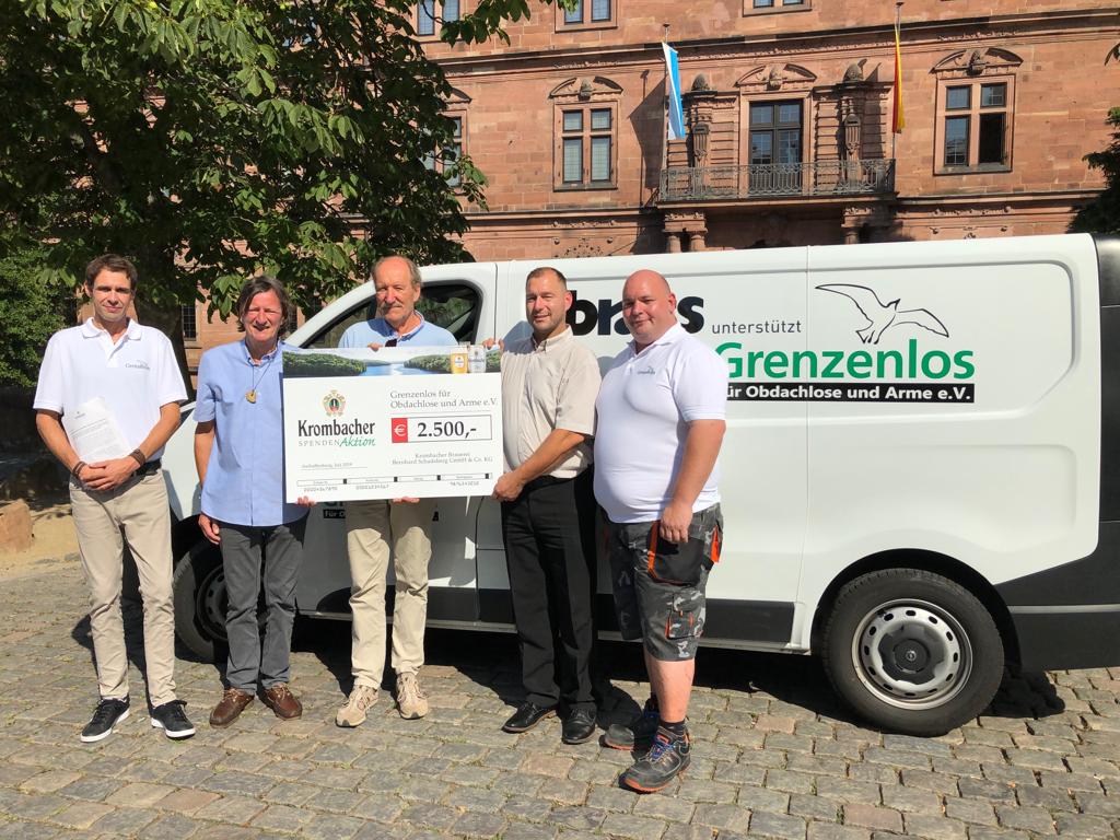 Brauerei Krombacher spendet 2.500,- Euro