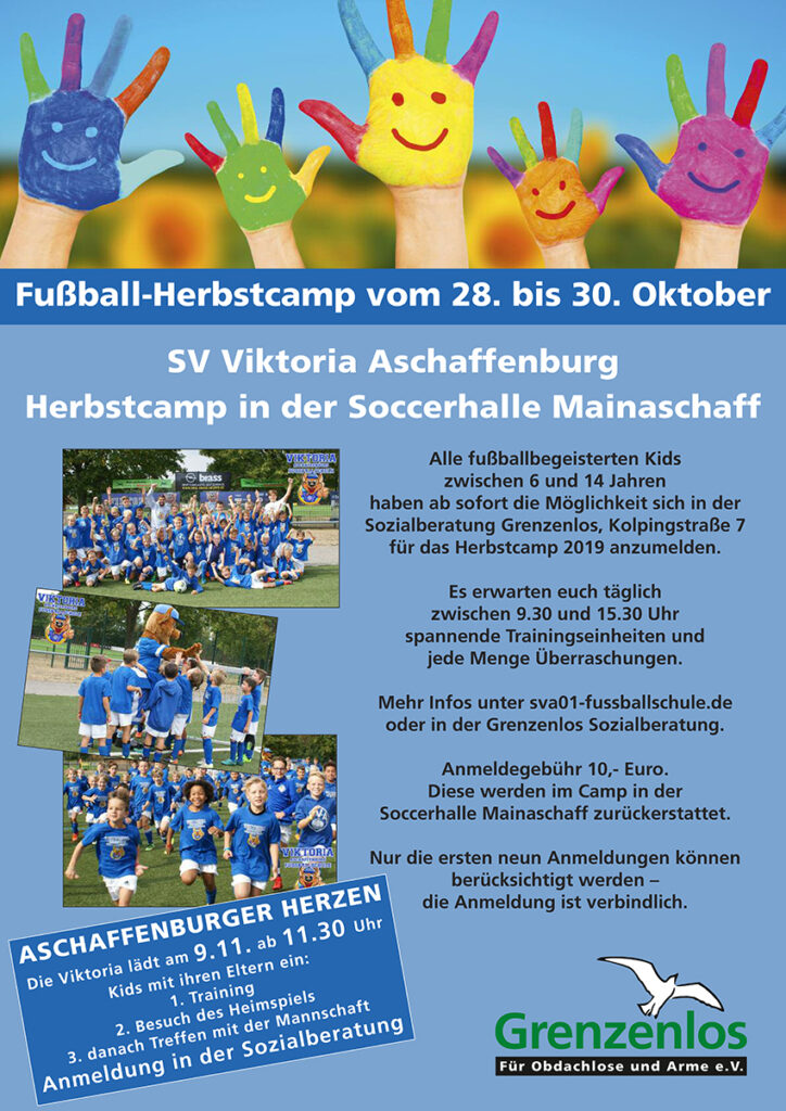 Fußball-Herbstcamp der Viktoria Aschaffenburg