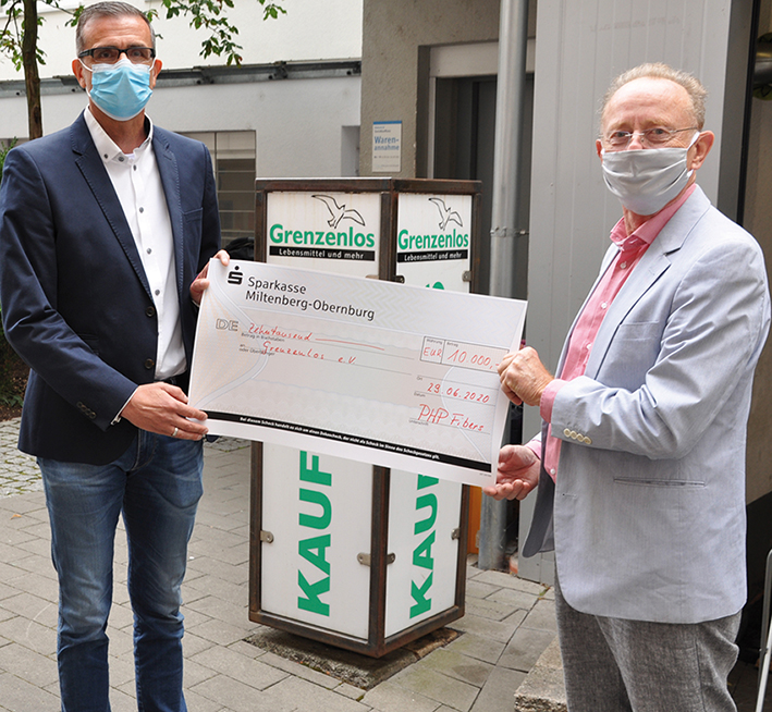 10.000,- Euro von PHP für den guten Zweck