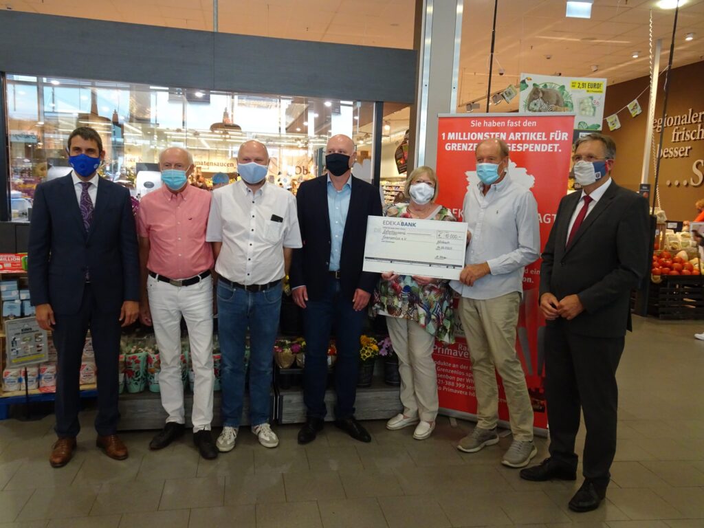 EDEKA-Stenger spendet 10.000,- Euro
