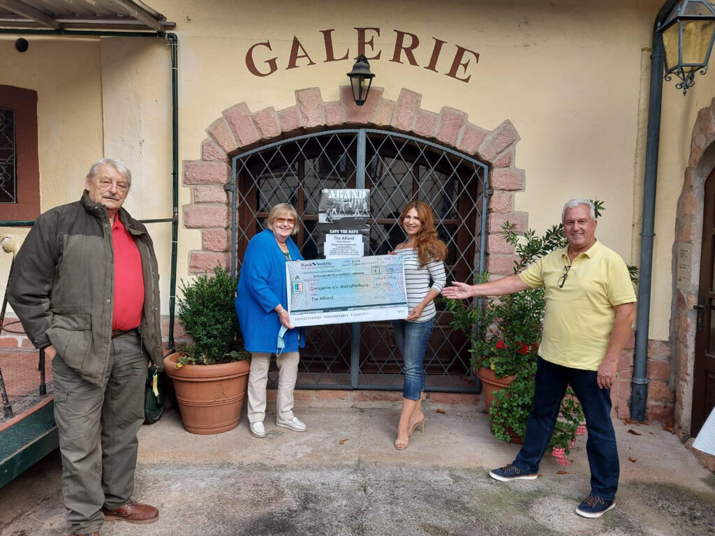 ABand spendet 1.135,- Euro an Grenzenlos.