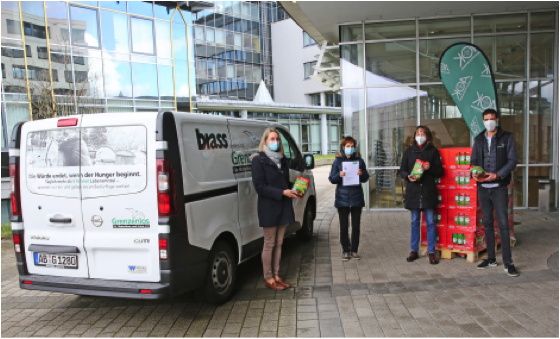 AOK Aschaffenburg spendet Nudeln