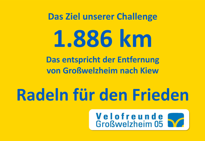 Velofreunde radeln für den Frieden