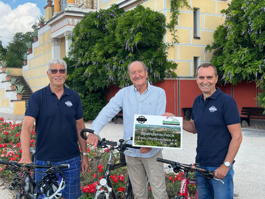 „History by bike“ spendet 600,- Euro
