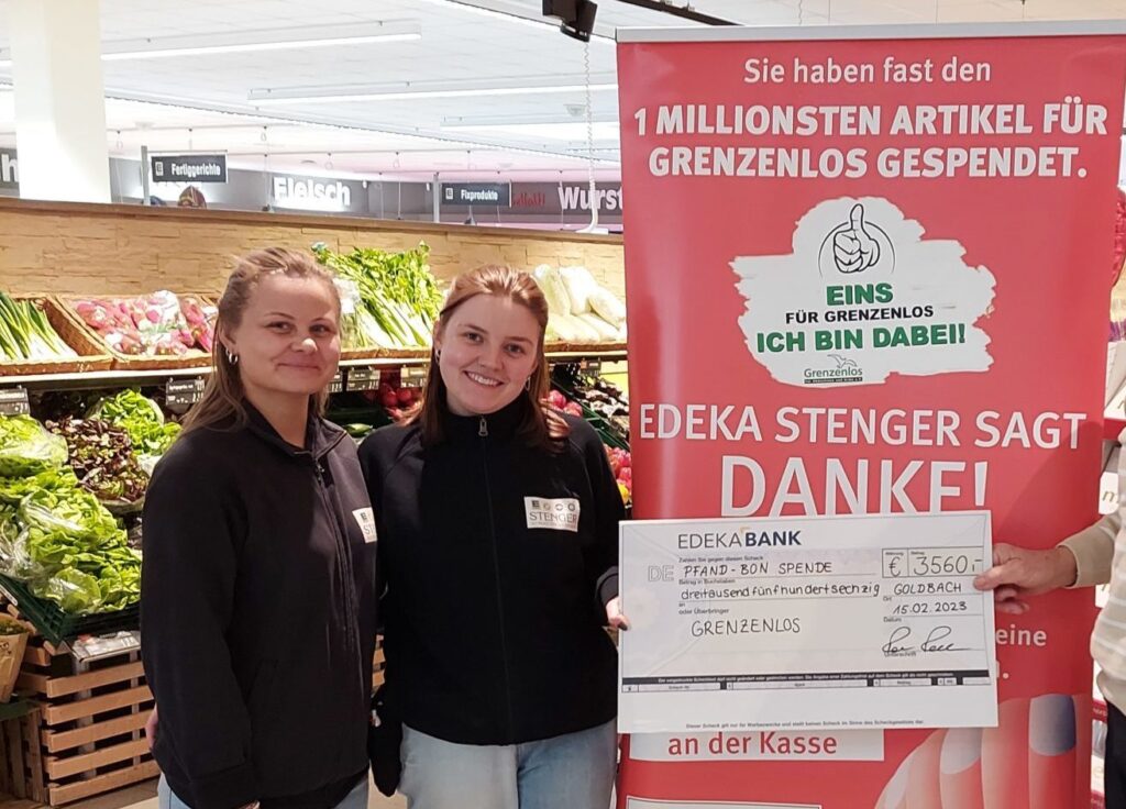 EDEKA Stenger spendet über 3.500,- Euro