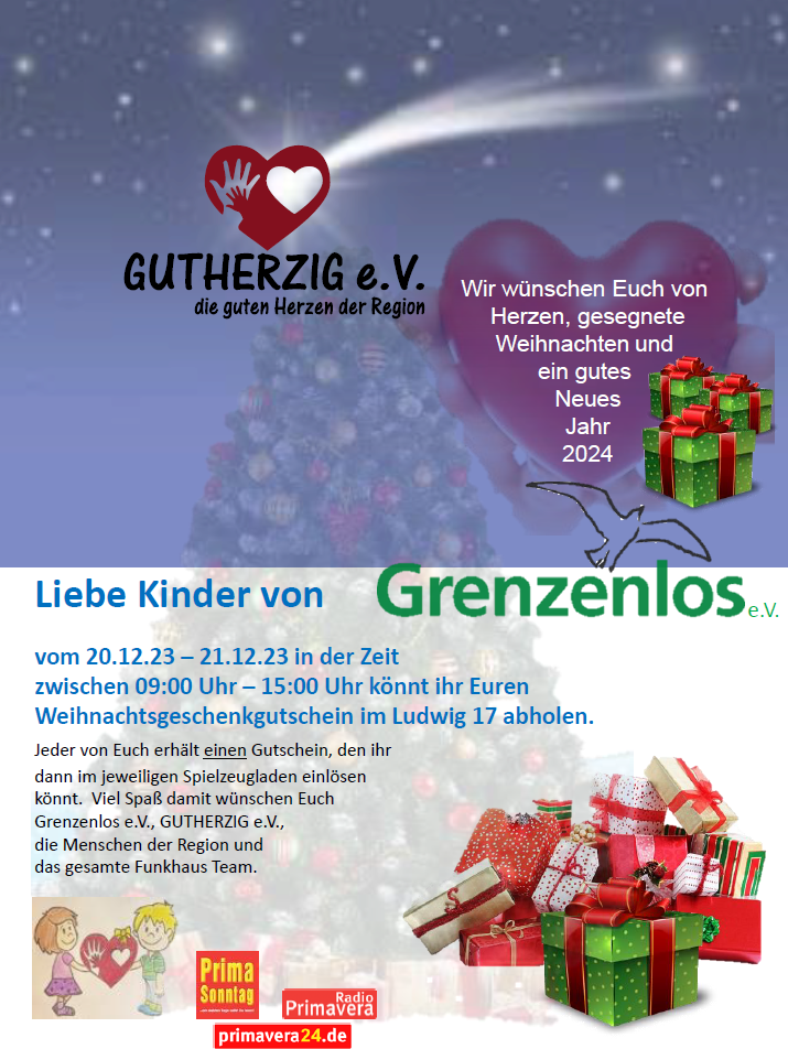 An die Kinder von Grenzenlos e.V.!