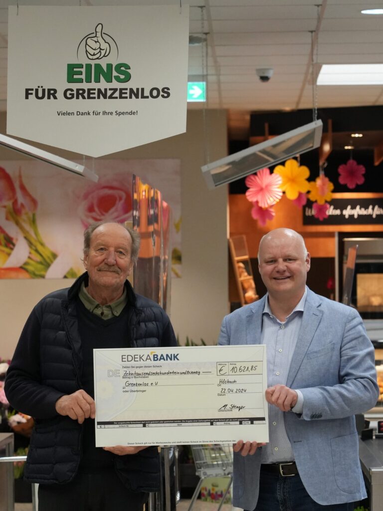 Spende von EDEKA Stenger