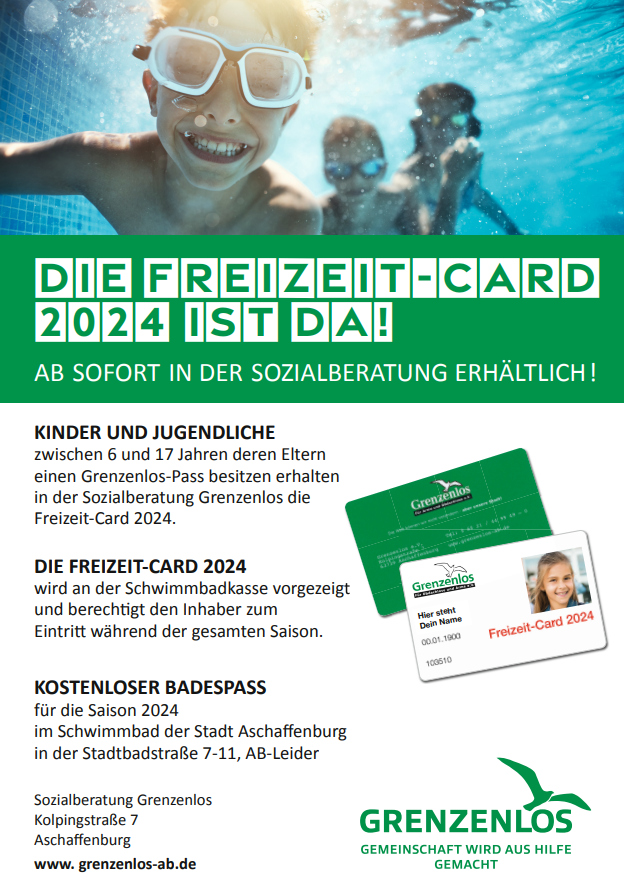 Die Freizeit-Card 2024 ist ab sofort erhältlich