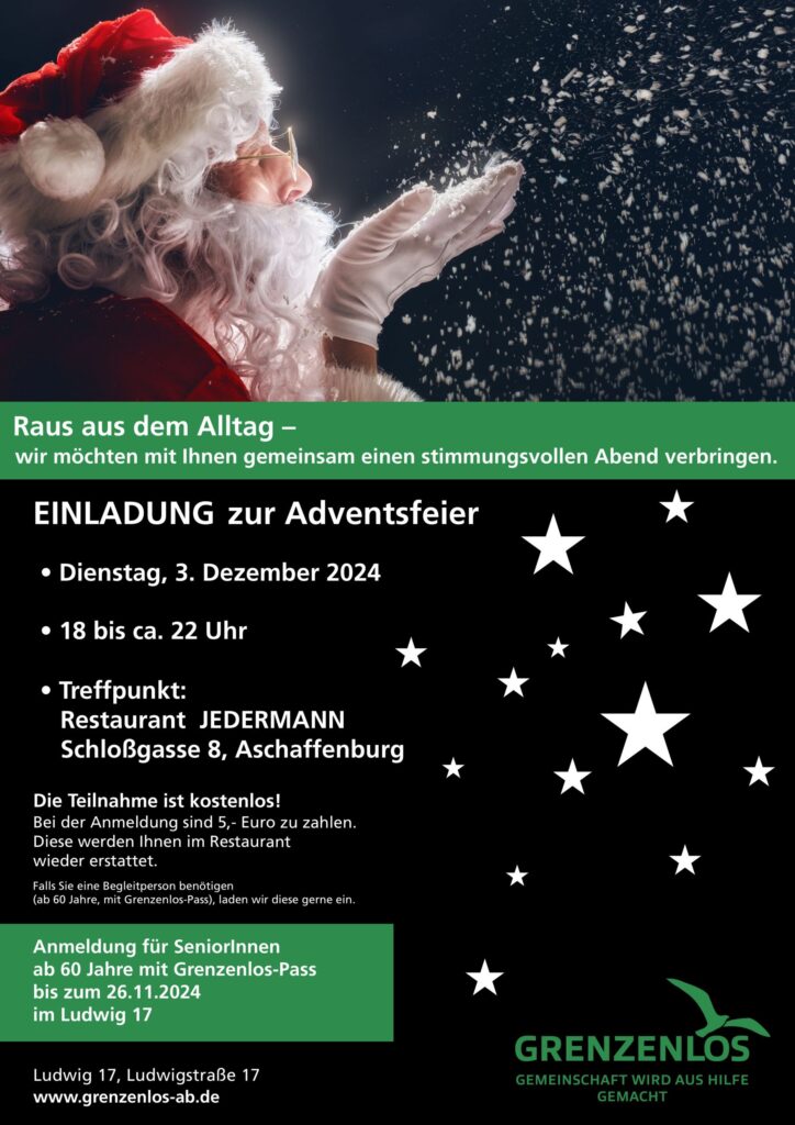 Einladung Adventsfeier 03.12.2024