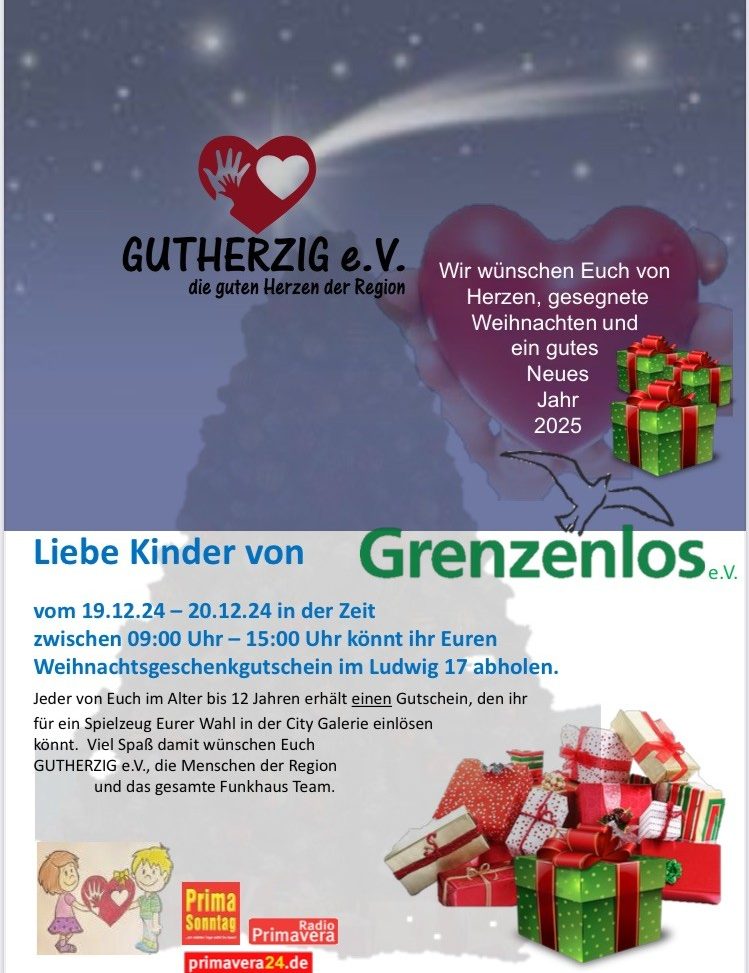 An die Kinder von Grenzenlos e.V.!
