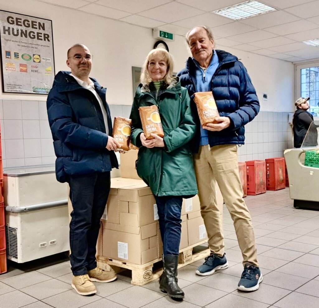 160 Kilogramm Kaffee für den guten Zweck!