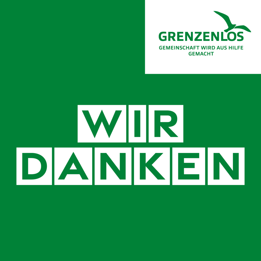 Wir danken!