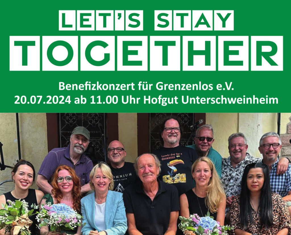 23. Benefizkonzert für Grenzenlos – Am 20. Juli