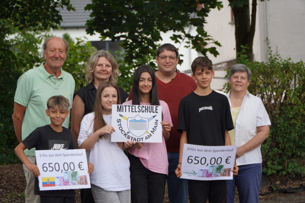 Mittelschule Stockstadt spendet Erlös aus Sponsorenlauf