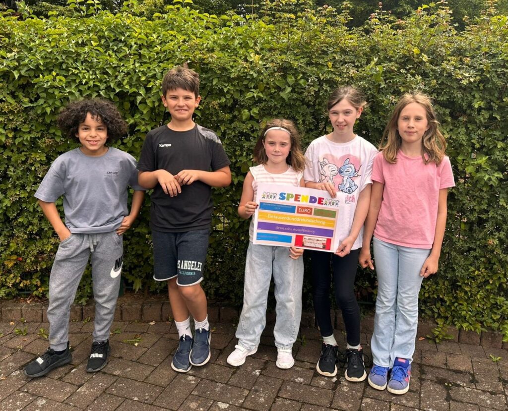 Danke an die Kommunionkinder aus Bessenbach