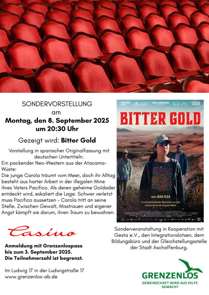 Mit Grenzenlos ins Kino am Montag, 08.09.2025 um 20:30 Uhr