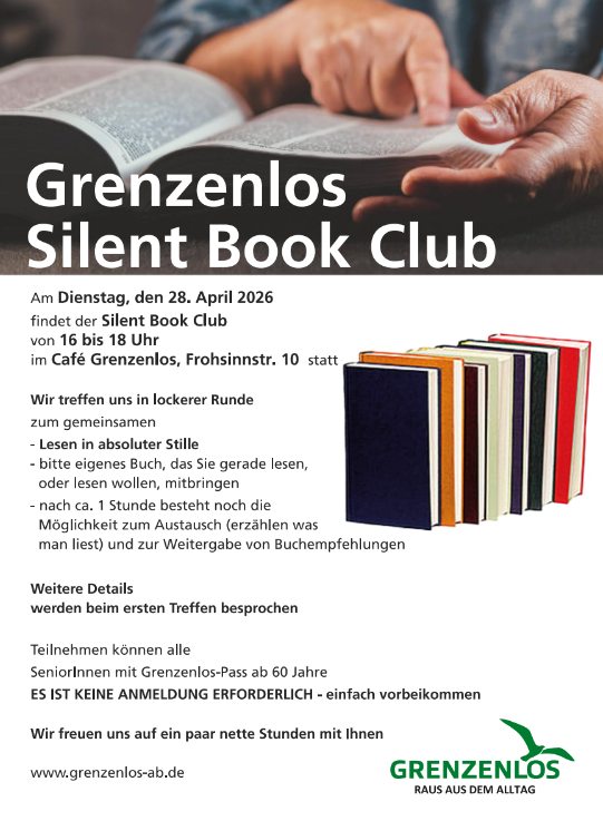 Silent Book Club am 28. April