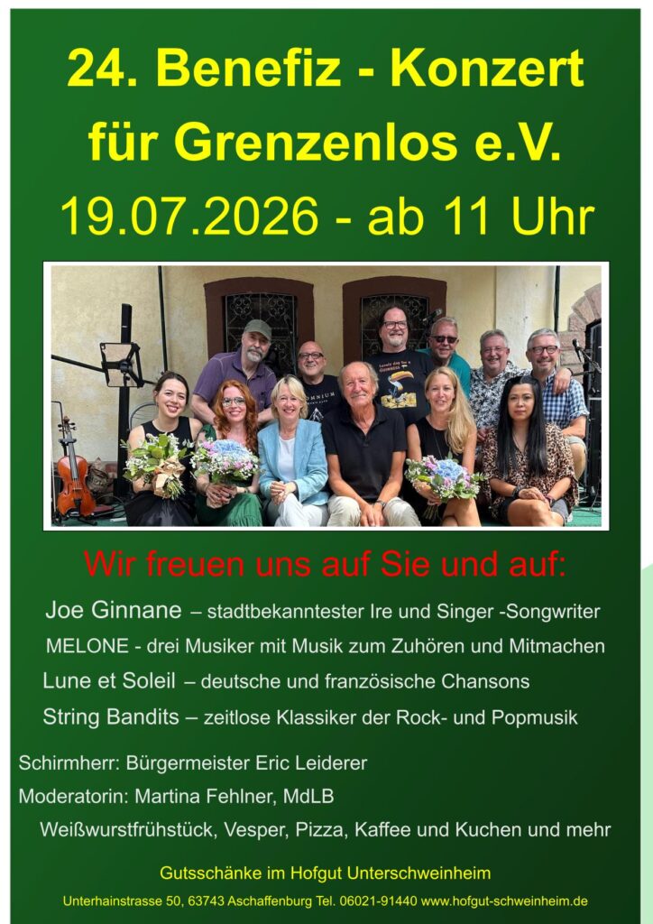 24. Benefiz-Konzert für Grenzenlos e. V.
